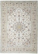 Kashan Tappeto 250x350 Beige (Iran) Annodato A Mano