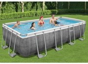 Power Steel Set Piscina Rettangolare 549x274x122 cm - Bestway