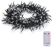 Solight 1V11-W - Catena natalizia LED 576xLED/8 funzioni 8m IP44 bianco freddo + TC