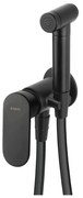 Deante BGA_N34M - Miscelatore per bidet ALPINIA con doccetta per installazione a incasso, nero