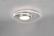 Plafoniera yava  led tonda con telecomando d.60cm acciaio 672310207