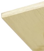 Set di 6 faretti da incasso moderni oro quadrati IP44 - Xena