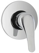 Miscelatore doccia in ottone cromato con corpo incasso incluso Kant