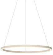 Lampada a sospensione di design beige 80 cm con LED dimmerabile a 3 livelli - Girello