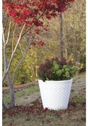 Vaso per piante e fiori MATUBA PROSPERPLAST in polipropilene bianco H 60 cm Ø 60 cm