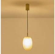 Lampadario a sospensione con filo 1xE14/25W/230V bianco diametro 15 cm