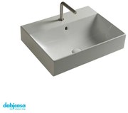 Ceramica Tecla "Velca" Lavabo In Ceramica 45X60 Bianco Lucido