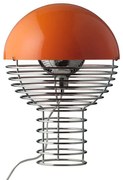 Verpan - Wire Lampada da Tavolo Ø30 Chrome/Orange Verpan