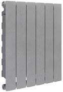 Radiatore acqua calda PRODIGE MODERN in alluminio, 6 elementi, interasse 600 mm, graphite
