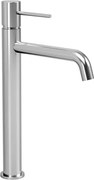 Miscelatore Lavabo Alto In Ottone Cromato Lucido Smooth Rubicer