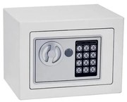 Cassaforte 4xAA 23x17 cm bianco/cromo