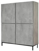 CERBERO - credenza moderna con ante ammortizzate con piedini