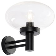 Lampada da parete per esterni moderna nera - Elly