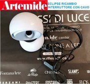 Artemide ricambio eclisse cavo con interruttore e spina