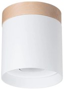 Sollux SL.1348 - Faretto RIF 1xGU10/10W/230V diametro 12 cm bianco