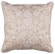 Cuscino Beige Fiori 50 x 50 cm