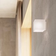 Applique da Parete in Vetro Satinato RICO G9 Bianca da interno