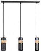 Lampadario a sospensione AKARI 3 BLACK Colore del corpo Nero