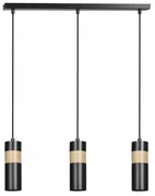 Lampadario a sospensione AKARI 3 BLACK Colore del corpo Nero