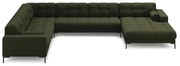 Divano angolare verde (angolo sinistro) Bali - Cosmopolitan Design