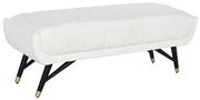 Panca Home ESPRIT Bianco Nero 120 x 40 x 42 cm