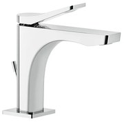 Miscelatore Lavabo monocomando con Scarico e Flessibili cromo Rilievo 59001 Gessi