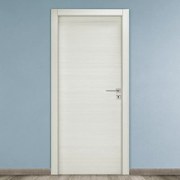 Porta interna a battente Honey in MDF colore larice, L 70 x H 210 cm, apertura reversibile