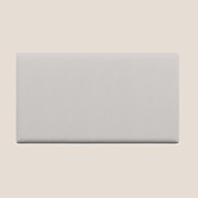 Testata pannello a muro piccola di varie dimensioni in microfibra smacchiabile T11 grigio chiaro