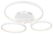Plafoniera moderna bianca con LED e dimmer - Rondas