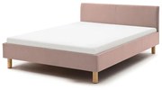 Letto singolo imbottito rosa 120x200 cm Lena - Meise Möbel