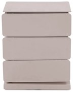Cassettiera grigio tortora in metallo 37x45x26 cm Joey – Spinder Design