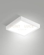 Gian plafoniera esterno bianco led 24w 3000k 3060lm 24cm ip54