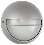 Plafoniera da Esterno E27 Grigia, IP54, Ø258mm Colore Grigio