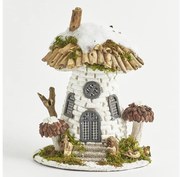 Decorazione natalizia da esterno a LED, casetta, 4xLED/2xAA, IP44