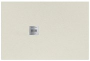 Piatto doccia in resina Strato crema L 150 x L 80 x H 3 cm effetto pietra