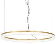 Lampadario A Sospensione Contemporaneo Crown Metallo Ottone Led 42W 3000K Ip20