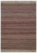 Tappeto Kilim lana natura rosso, L 230 x L 160 cm