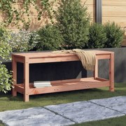 Panca da giardino 108x35x45 cm in legno massello di douglas