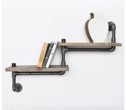 Mensola da parete BORURAF 35x75 cm abete