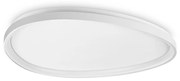 Plafoniera Contemporanea Gemini Metallo Bianco Led Integrato 42W 3000K Ip20