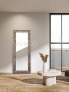 Nathalie specchio da partee cornice lavorata ruggine antico 70x170cm