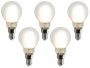 Set di 5 Lampadine LED Smart E14 P45 Opache 4.2W 470 lm 2700-6500K