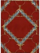 Mindthegap Carta da parati Decorative Harness - Burgundy