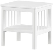 Comodino per bambini bianco in faggio massiccio Forrest – Vipack