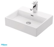 Lavabo Sospeso "Daphne" Da 50x42 Cm Finitura Bianco Lucido