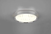 Clarimo h2o plafoniera led 18w 1850lm, 3000k bordo cromo ip44 d.33c...