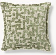 Cuscino in viscosa con motivo jacquard Contia