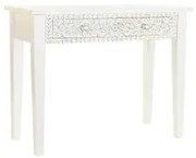 Ingresso DKD Home Decor Bianco Legno di mango (100 x 45 x 78 cm)