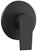 Miscelatore doccia incasso Mariani serie Artic in ottone nero opaco