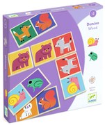 Domino in legno - Animali della foresta